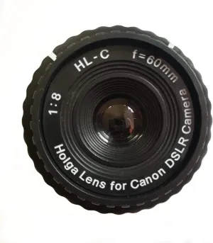 Holga HL-C 60mm f/8 Lens for Canon DSLR Camera(Black)