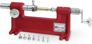 Hornady Cam-Lock Trimmer 050140 - Reloading Case Trimmer Accurately Restore Fired Cases Up to 50 Calibers - Unique Brass Trimmer with Micro Adjust Cutter, 7 Pilot Sizes, & Large Diameter Cutting Head