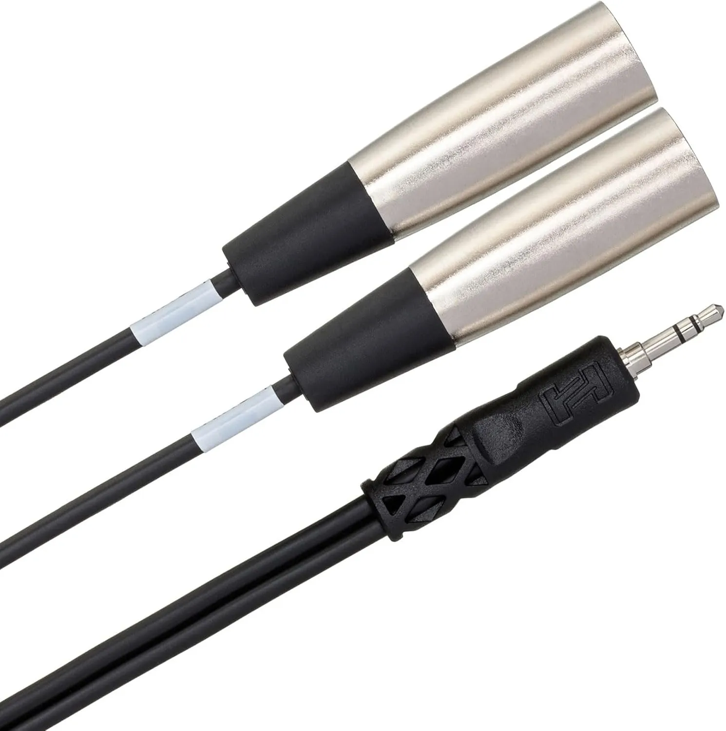 Hosa CYX-403M Stereo Breakout Cable - 3.5mm TRS Male to Dual XLR3 Male - 9.8 foot