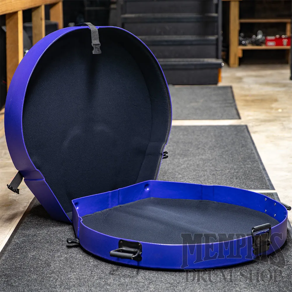 Humes & Berg 24" Enduro Gong Case with Pro Lining - Purple