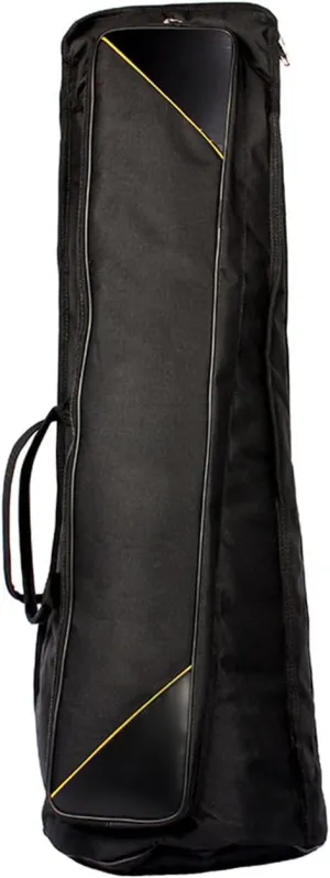 HXBER 600D Water-resistant Trombone Gig Bag Oxford Cloth Backpack Adjustable Shoulder Straps Pocket 5mm Cotton Padded for Alto/Tenor Trombone, Black
