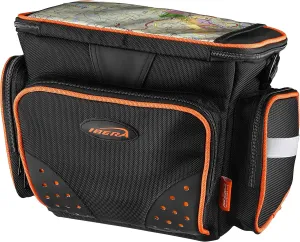 Ibera Bike Handlebar Bag for Camera Equipment, Clip-on Quick Release Bicycle Bag with Rain Cover and Map Sleeve