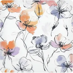 Impressionist Flowers Makeup Travel Bag Cloth Portable Jewelry Organizer Wrap 21.7 X 21.7 Wrapper For Organization