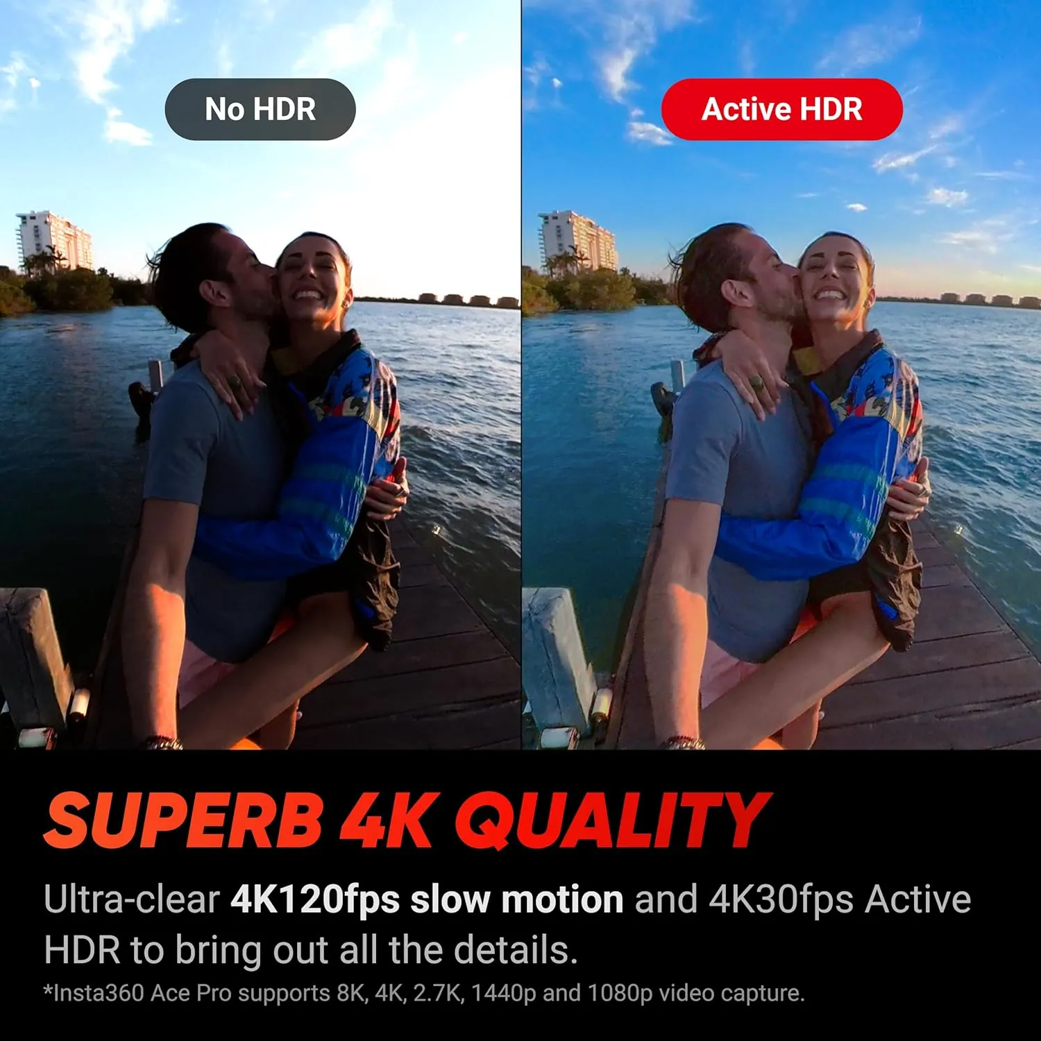 Insta360 Ace Pro - Waterproof Action Camera Co-Engineered with Leica, Flagship 1/1.3" Sensor and AI Noise Reduction for Unbeatable Image Quality, 4K120fps, 2.4" Flip Screen & Advanced AI Features