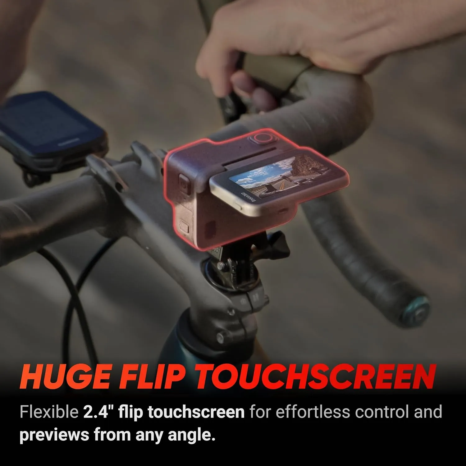 Insta360 Ace Pro - Waterproof Action Camera Co-Engineered with Leica, Flagship 1/1.3" Sensor and AI Noise Reduction for Unbeatable Image Quality, 4K120fps, 2.4" Flip Screen & Advanced AI Features