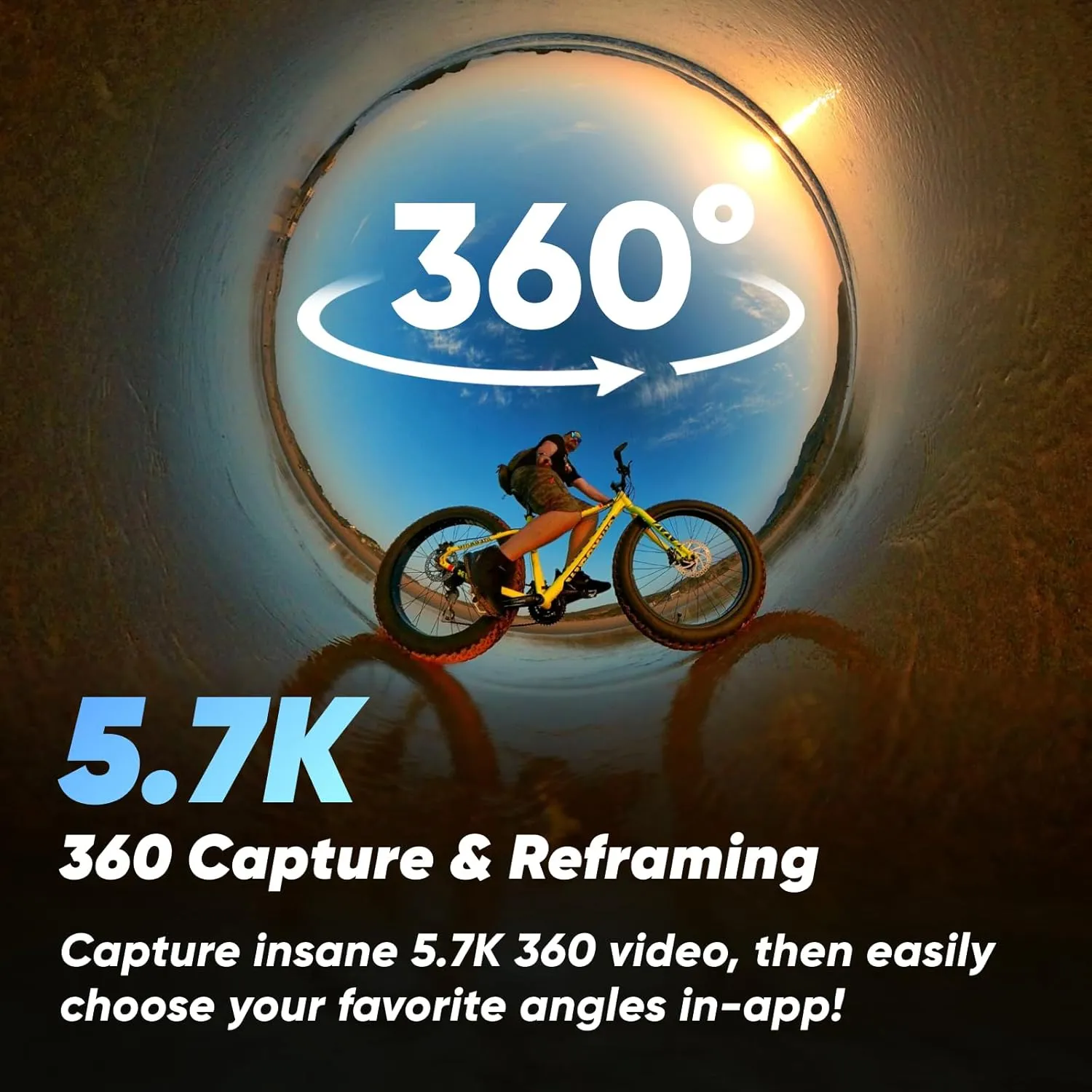 Insta360 X3 Care Card Kit - Waterproof 360 Action Camera with 1/2" 48MP Sensors, 5.7K 360 Active HDR Video, 72MP 360 Photo, 4K Single-Lens, 60fps Me Mode, 2.29" Touchscreen