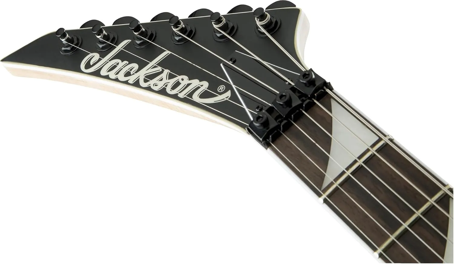 Jackson Rhoads JS32 Left-Handed Electric Guitar - Satin Gray Bundle with Cable, Tuner, Strap, Picks, and Austin Bazaar Guitar DVD