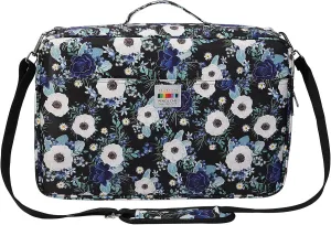 JAKAGO 480 Slots Colored Pencil Case Extra Large Capacity Pen Holder for Artist Painter Zipper Organizer Bag for Marker Highlighter Storage Case for Office Sketch Travel Supplies (Anemone)