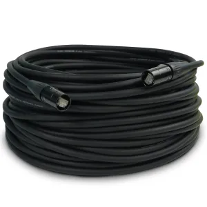 Jamesin CAT6 Shielded Ethercon Cable, 100 Feet, with Booted Rj45, Tactical Locking Ethernet, and Converta-Shell Connectors, for Studio Setups, Touring, Stage Production, Concerts & Other Applications