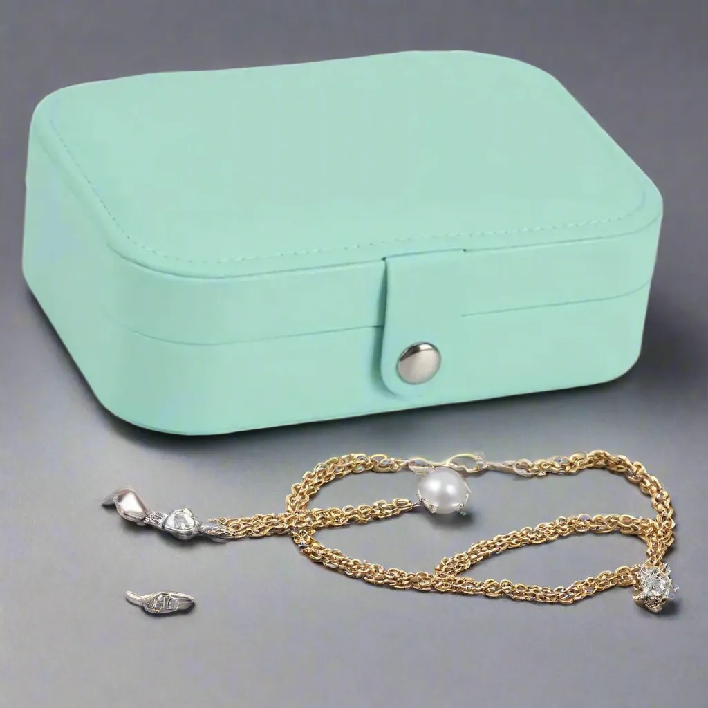 Jewelry Storage Case Green