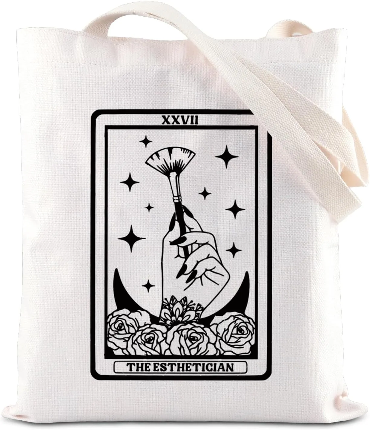 JNIAP Esthetician Cosmetic Bag Skin Care Skin Therapist Makeup Pouch Beautician Cosmetology Graduation Gift Beauty Artist Bag (The Esthetician tote)