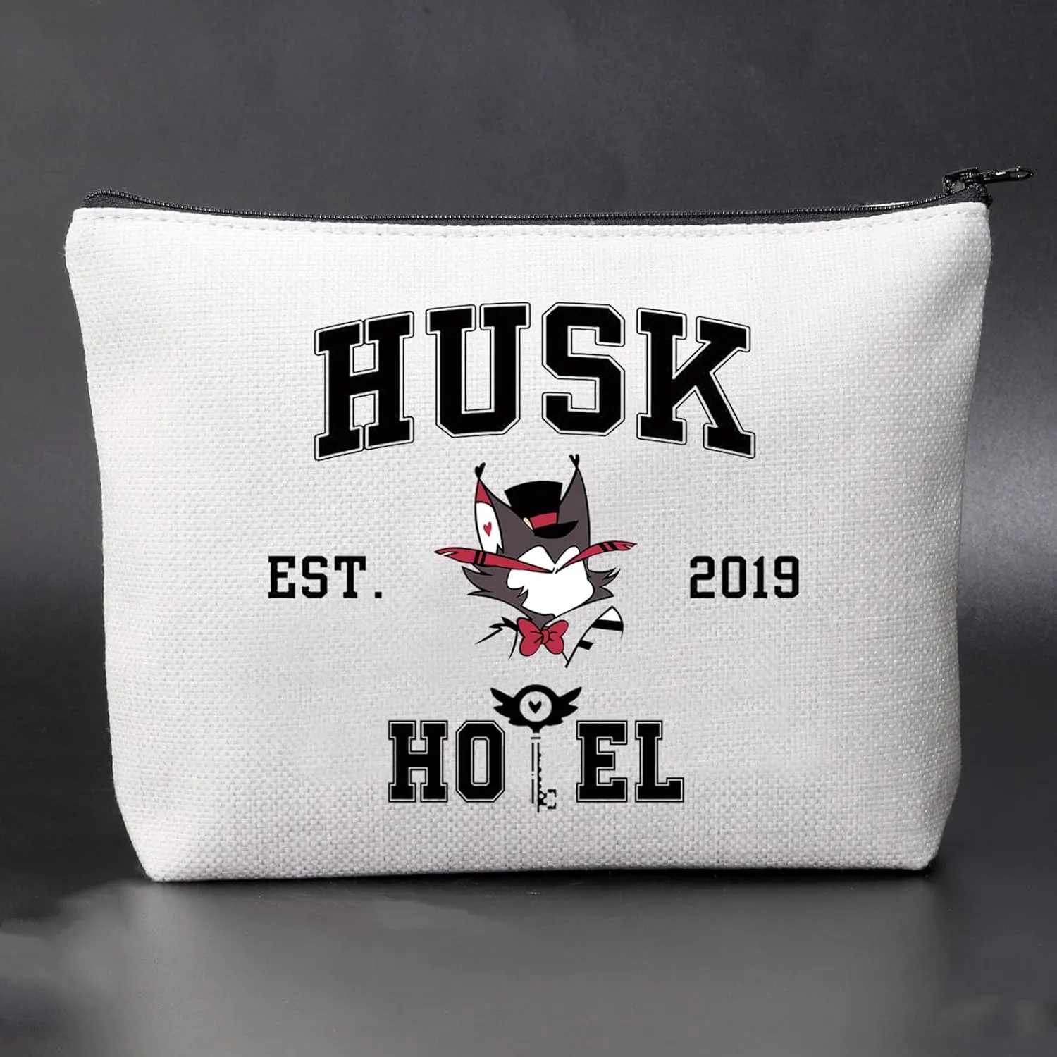 JNIAP Merchs Cosmetic Zipper Bag Dark Comedy Cartoon Gift for Animation Lover (Husk)
