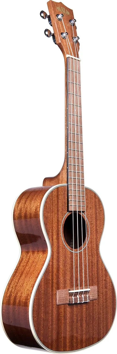 Kala KA-TG Glossed Mahogany Tenor Ukulele Bundle with Case, Tuner, Strap, Austin Bazaar Instructional DVD, and Polishing Cloth