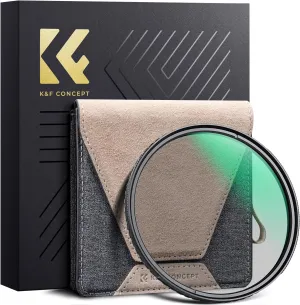 K&F Concept 67mm Circular Polarizers Filter Super Slim with 36 Multi-Layer Coatings, High Definition Circular Polarizing Filter (CPL) Camera Lens Filter (Nano-X PRO Series)
