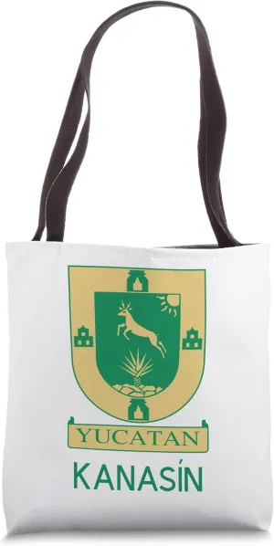 Kanasin Yucatan Estado De Mexico Escudo Eagle Aguila Tote Bag