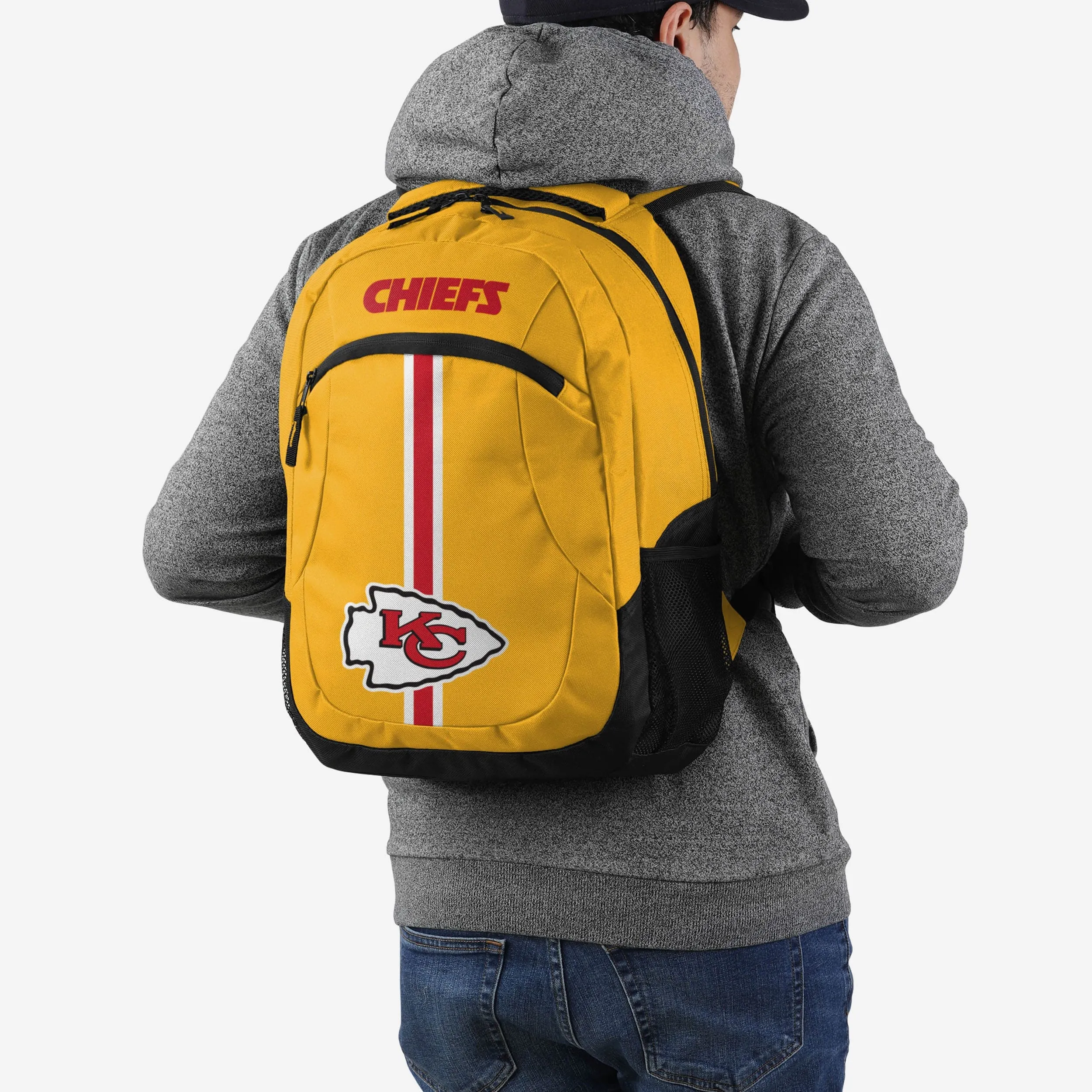 Kansas City Chiefs Yellow Alternate Color Action Backpack