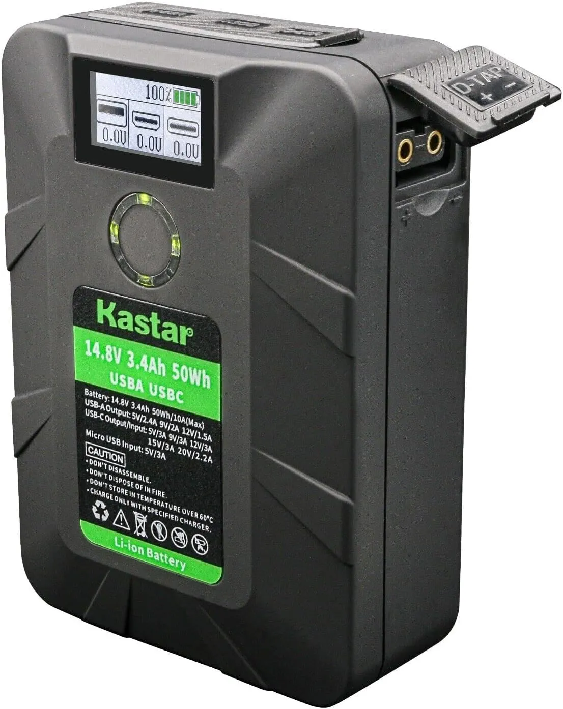 Kastar 2-Pack Battery and Dual D-Tap Charger Compatible with DSR-390 DSR-390K1 DSR-390K2 DSR-390L DSR-390P DSR-400 DSR-400K DSR-400L DSR-400P DSR-400PK DSR-400PL DSR-450WS DSR-450WSL Camera