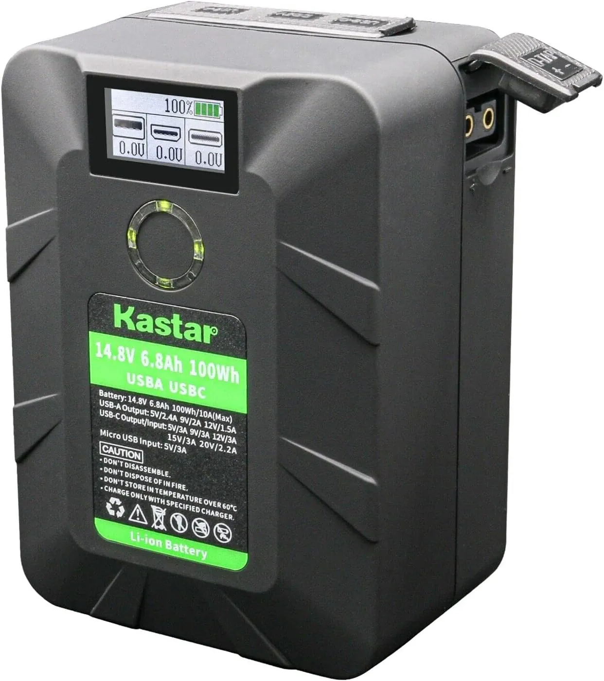 Kastar 2-Pack Battery and Dual D-Tap Charger Replacement for DSR-390 DSR-390K1 DSR-390K2 DSR-390L DSR-390P DSR-400 DSR-400K DSR-400L DSR-400P DSR-400PK DSR-400PL DSR-450WS DSR-450WSL Camera