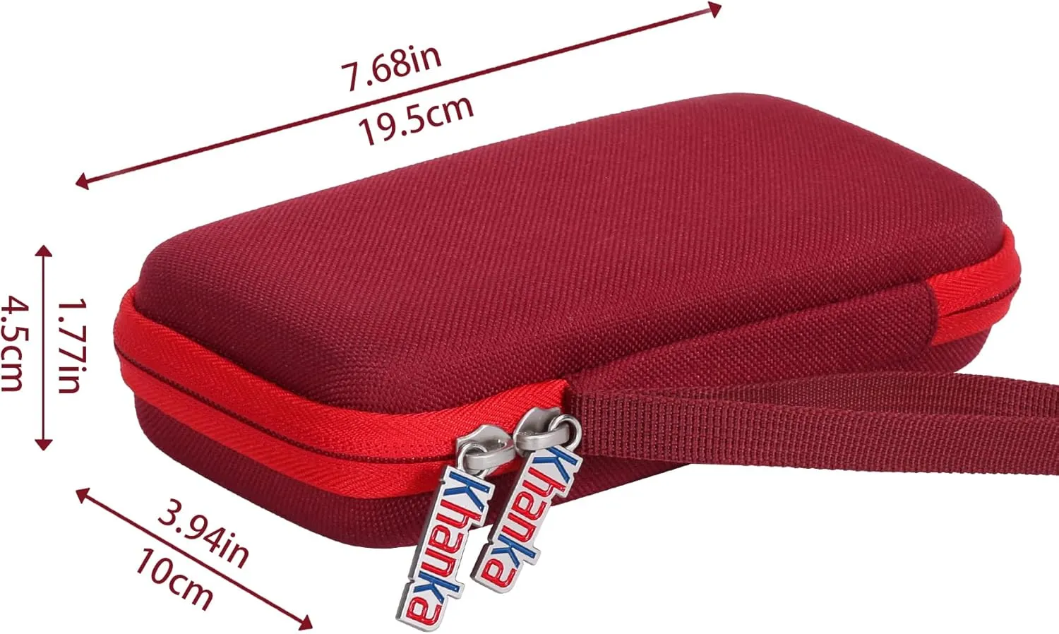 Khanka Hard Travel Case Replacement for Texas Instruments TI-30XIIS Scientific Calculator, Case Only (Red)