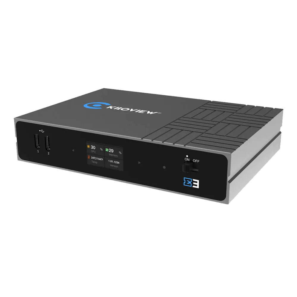 Kiloview E3 Dual Channel 4K HDMI & 3G-SDI HEVC Video Encoder
