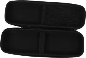 Kisangel Portable Microphone Carrying Case for Single Handheld Mic Shockproof Travel Bag with Organized Storage for Cables and Accessories Durable Protection for Stage and Travel Use