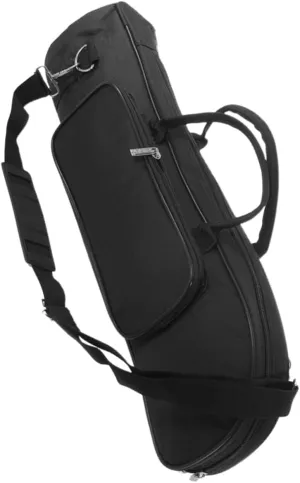 Kisangel Trumpet Gig Bag Oxford Cloth Storage and Carrying Bag with Shoulder Strap for Wind Instruments Portable Trumpet Handbag for Musicians and Students