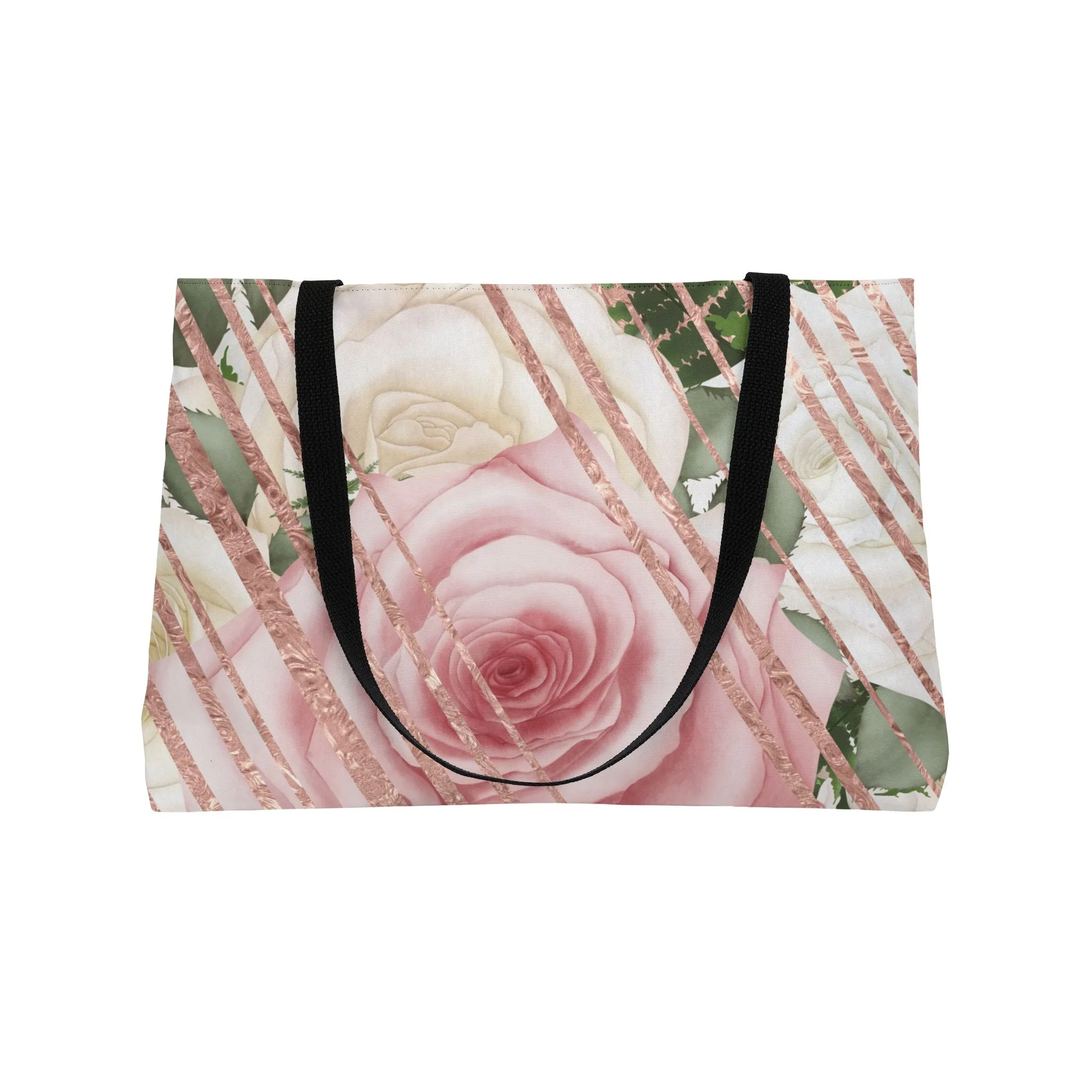 Kissed by a Rose Gold Weekender Tote Bag