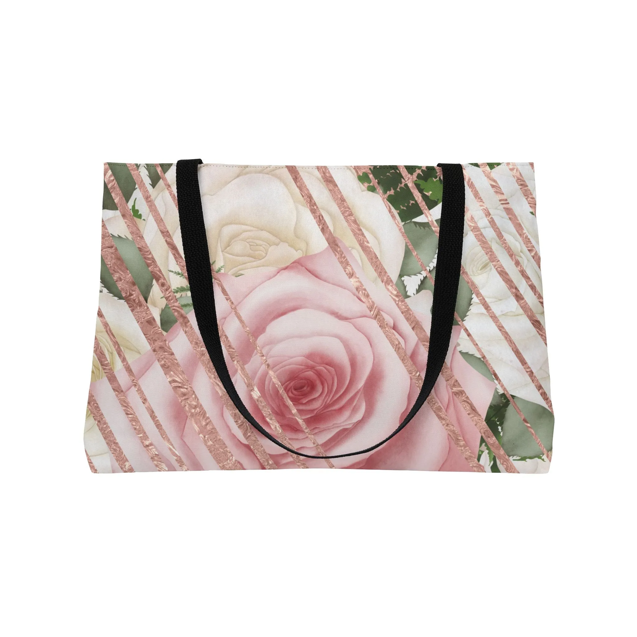 Kissed by a Rose Gold Weekender Tote Bag