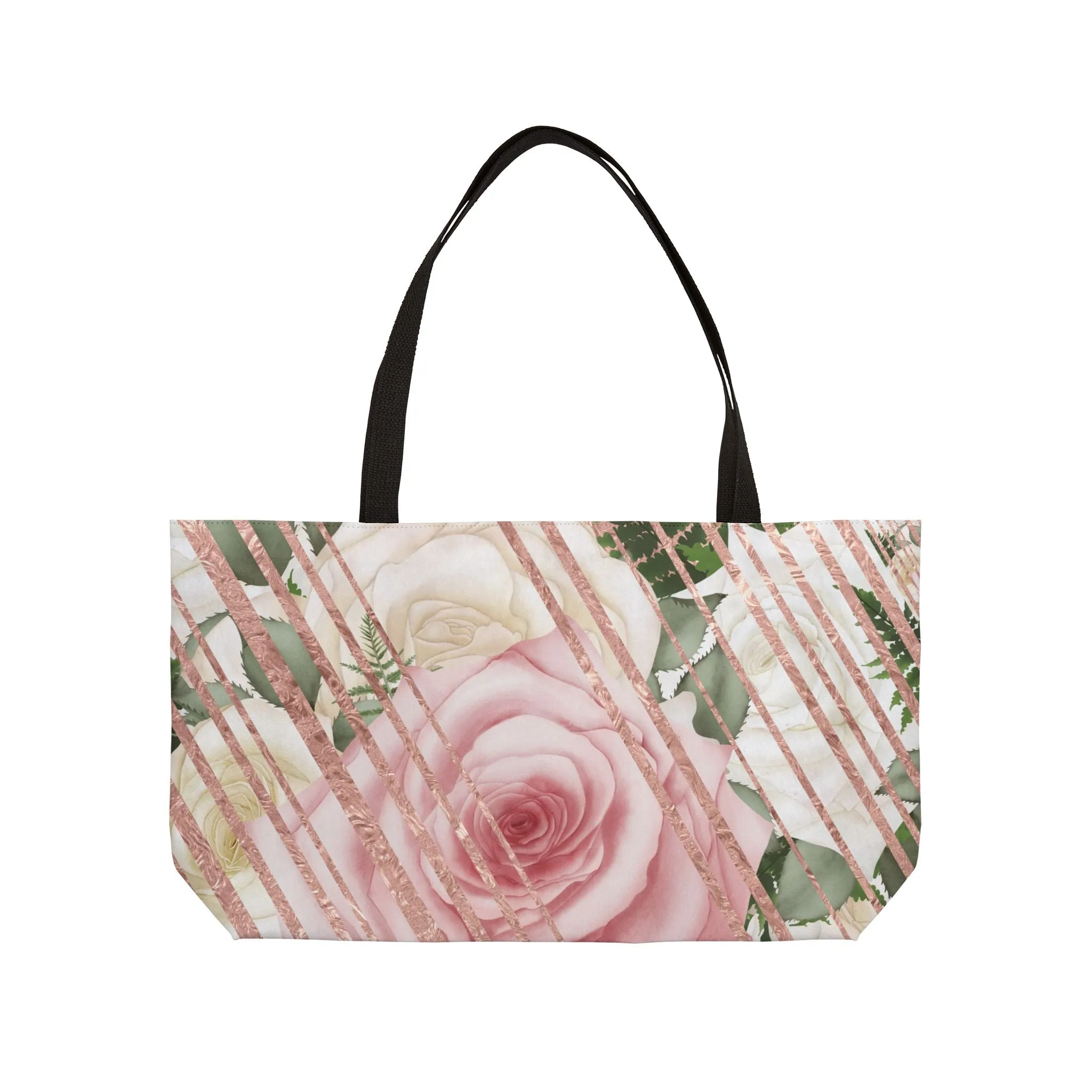 Kissed by a Rose Gold Weekender Tote Bag