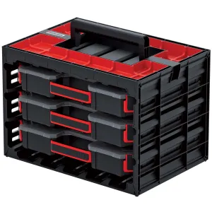 Kistenberg Tagercase 40 KTC40306S Tool Cabinet Case for 3 Removable Organisers Compartment Box Lid Organisers Carry Handle Wall Mountable