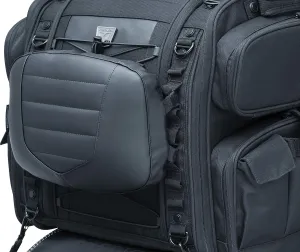 Kuryakyn 5299 Motorcycle Travel Luggage Accessory: Removable Seat Backrest Pad, Multi-Fit for Sissy Bars and XKursion/Momentum Bags, Black