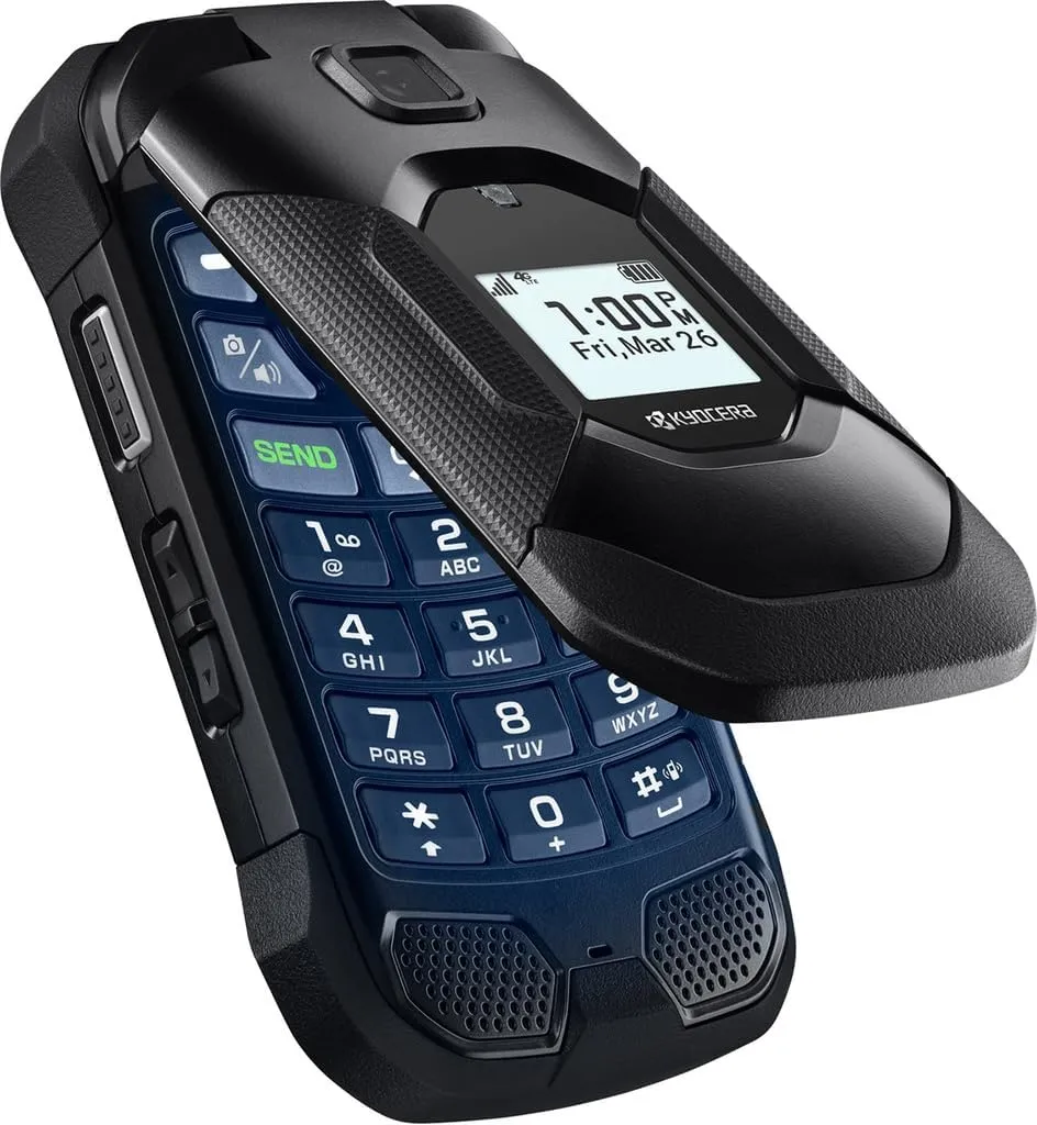 KYOCERA DuraXA Equip E4831 | Unlocked | 2/16GB | (Camera) | Waterproof, Drop Proof, and HazLoc Certified | Rugged Flip Phone (Renewed)