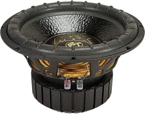 Lanzar 12in Car Subwoofer Speaker - Black Non-Pressed Paper Cone, Stamped Steel Basket, 4 Ohm Impedance, 1000 Watt Power and Rubber Suspension for Vehicle Audio Stereo Sound System - MAX12