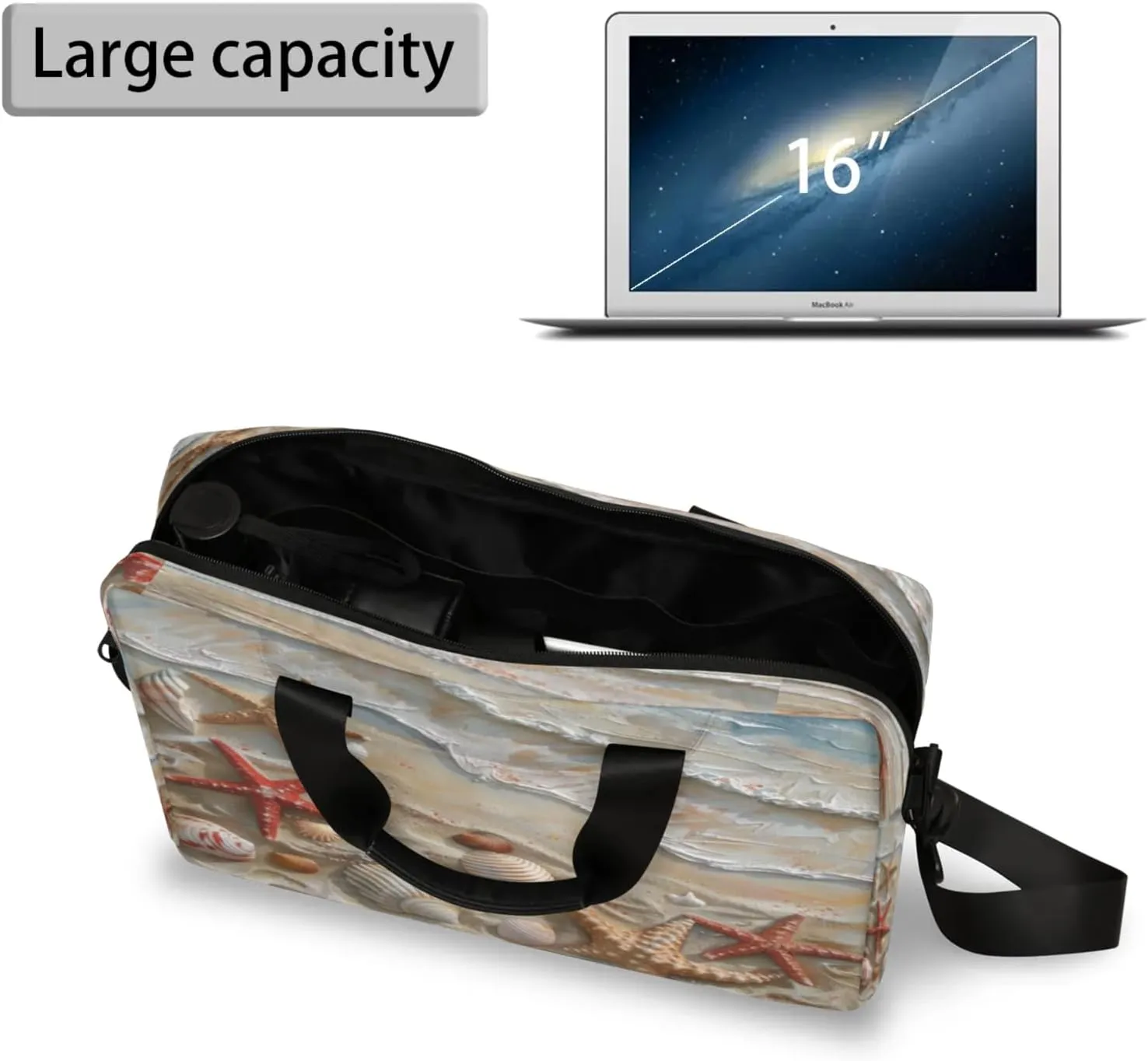 Laptop Carrying Case, Laptop and Tablet, Sleek Design, Water-Repellent Fabric, Business Casual, Casual Toploader