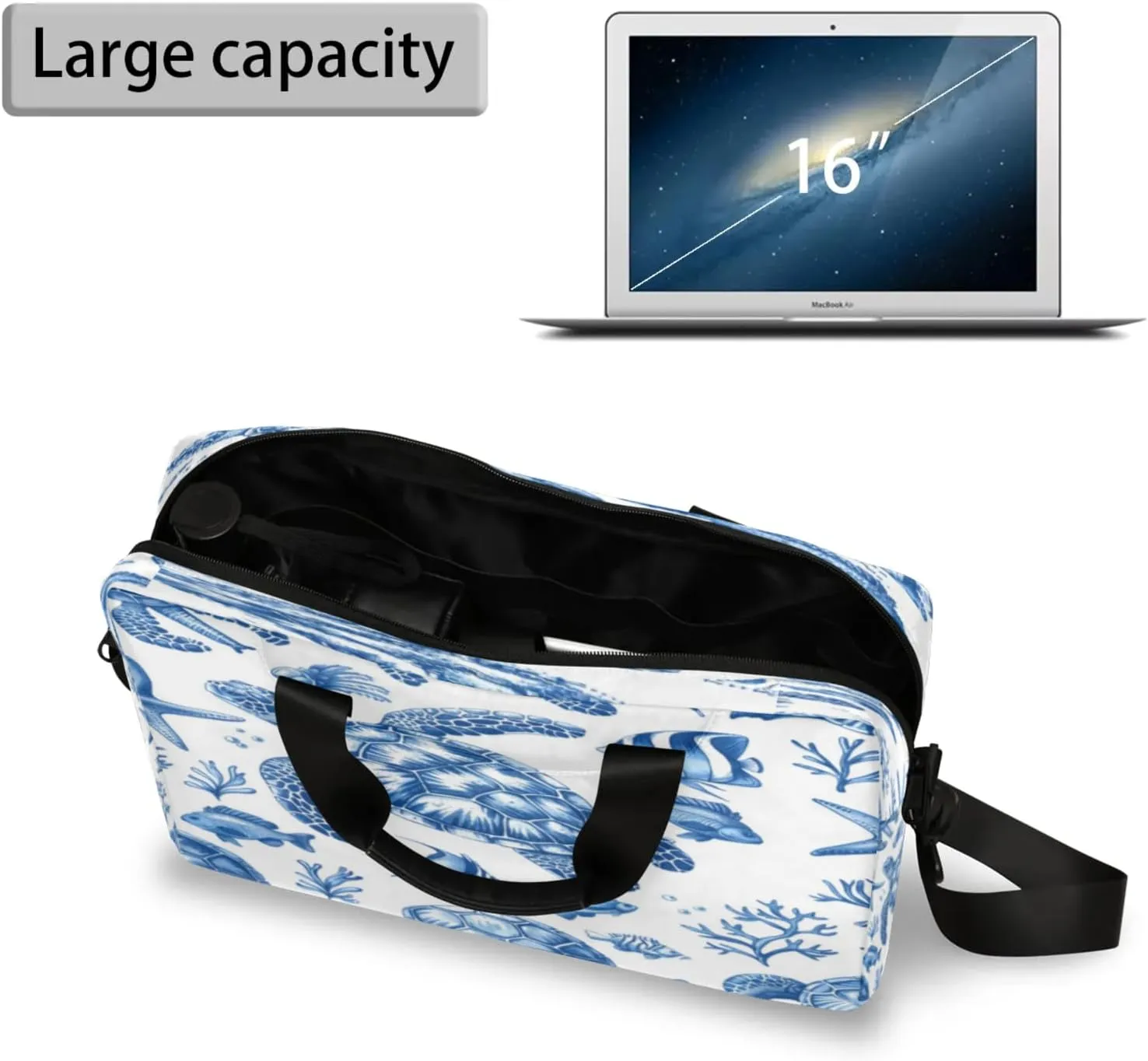 Laptop Carrying Case, Laptop and Tablet, Sleek Design, Water-Repellent Fabric, Business Casual, Casual Toploader