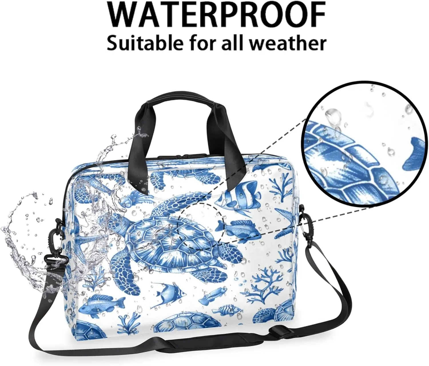 Laptop Carrying Case, Laptop and Tablet, Sleek Design, Water-Repellent Fabric, Business Casual, Casual Toploader