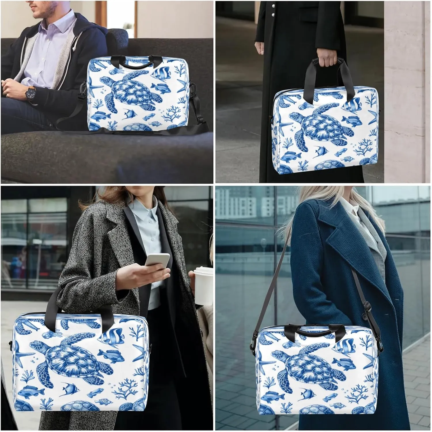 Laptop Carrying Case, Laptop and Tablet, Sleek Design, Water-Repellent Fabric, Business Casual, Casual Toploader