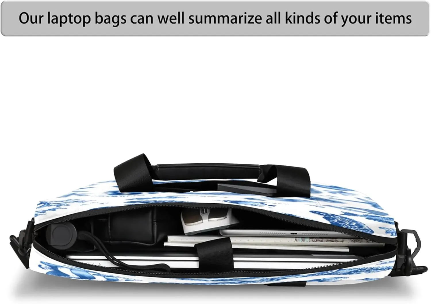Laptop Carrying Case, Laptop and Tablet, Sleek Design, Water-Repellent Fabric, Business Casual, Casual Toploader