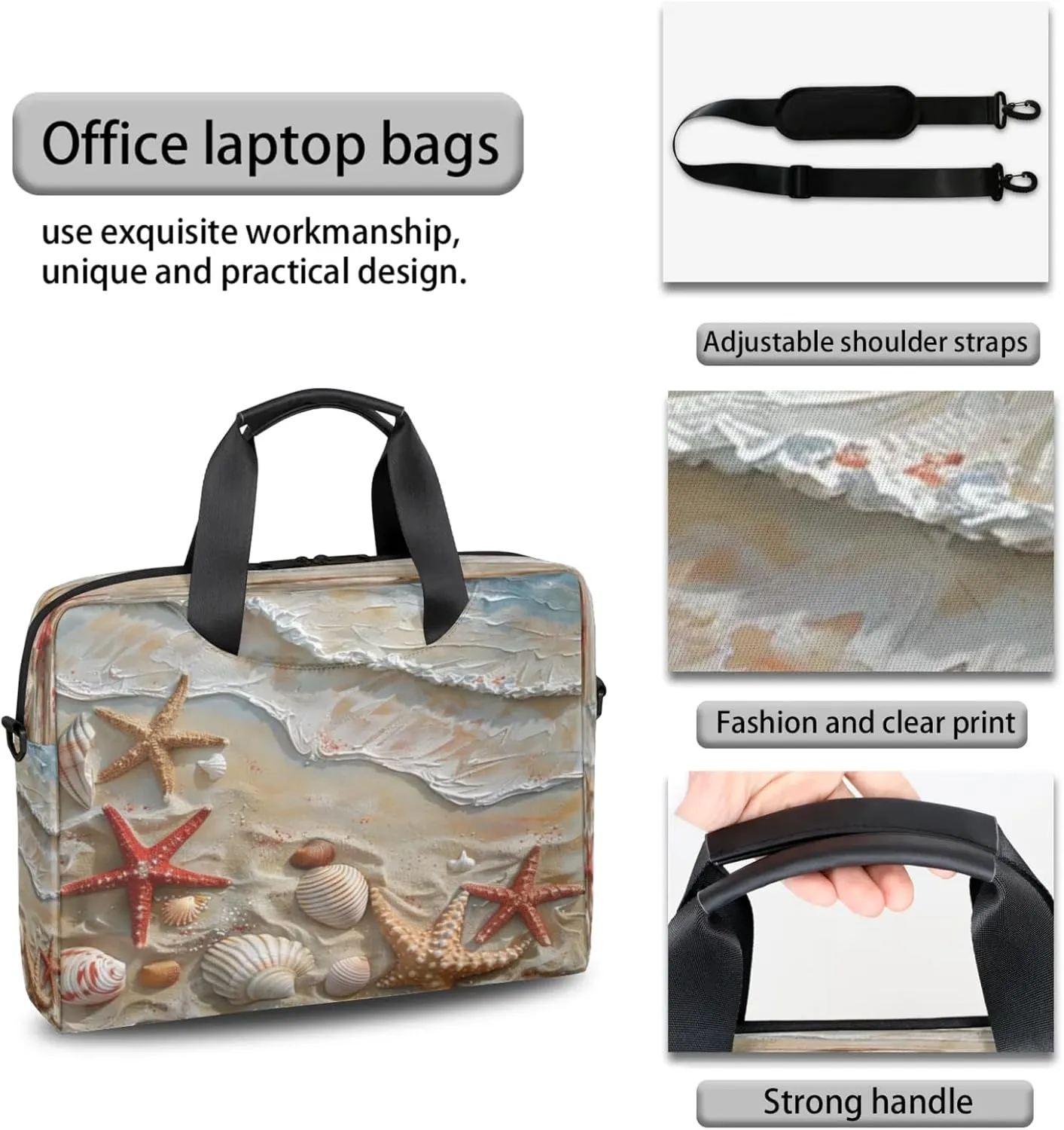 Laptop Carrying Case, Laptop and Tablet, Sleek Design, Water-Repellent Fabric, Business Casual, Casual Toploader