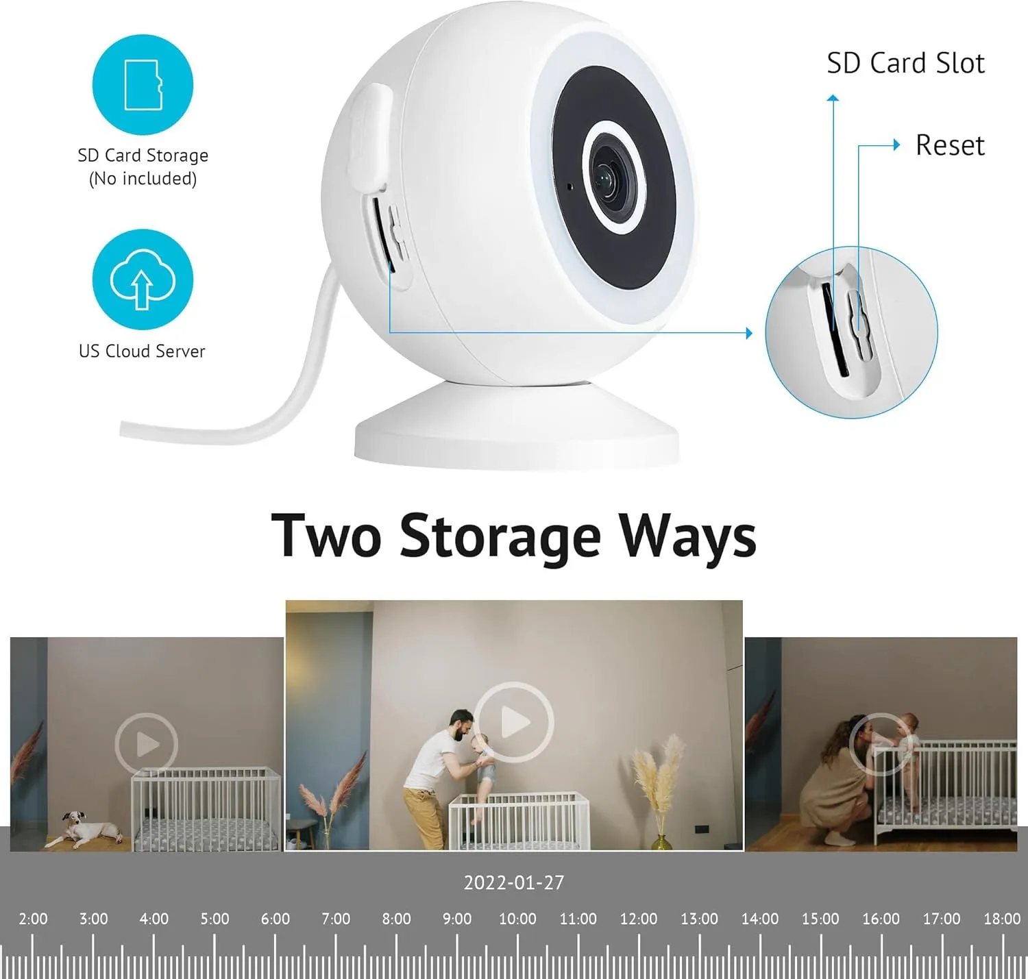 LaView 4MP 2K Security Cameras Outdoor Indoor Wired,IP65, Starlight Sensor & 100 Ft Night Vision,Motion/Person Detection,2-Way Audio/Spotlight,US Cloud,Compatible With Alexa,iOS & Android & Web Access