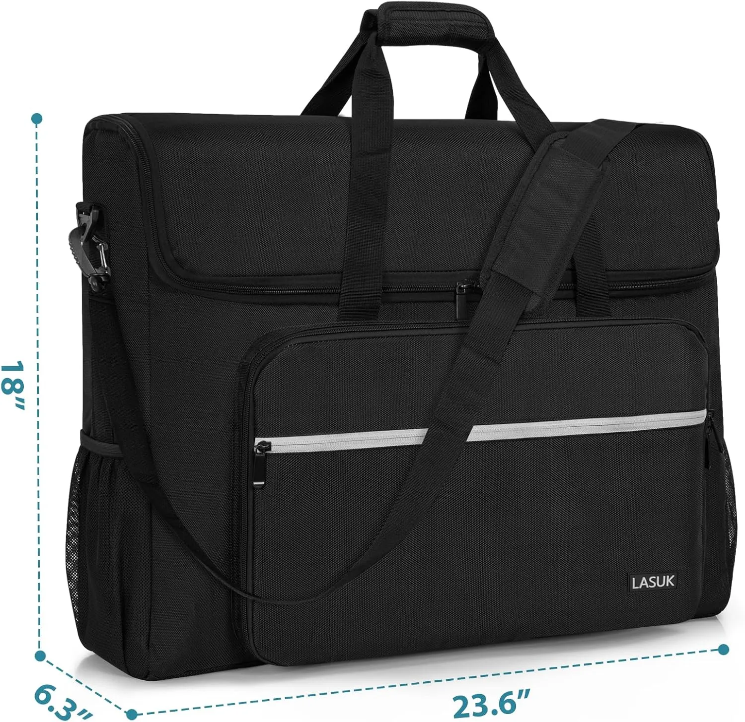 LCD Screens/TVs(up to 2) Transport Tote Bag for 19" - 24" Displays Padded Monitor Carrying Case (NOT FOR IMAC) Travel Bag With Shoulder Strap,Large Accessories Pocket