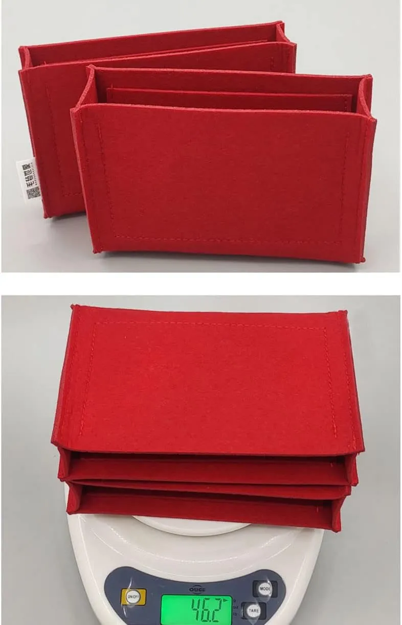 Lckaey Felt Insert Purse Organizer for Constance 24 Bag Organizer，hermes constance insert 2033red-M