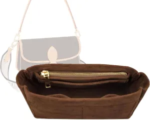 Lckaey Purse Organizer Insert, used for new Diane stick liner bag storage and sorting bag2072Dark coffee
