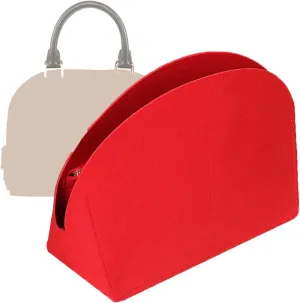 Lckaey Women Alma Organizer Bag for Alma BB PM MM insert Felt Purse Organizer 1004red-XL（NLMA-PM