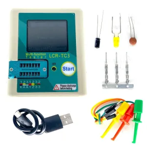 LCR-TC3 Multi Function Transistor Tester Diode Triode Capacitor Resistor LCD Display Test Meter