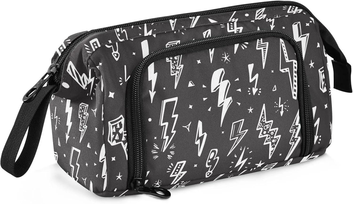 Lightning Bolts Pencil Case Pouch Big Capacity Pencil Bag Box Organizer Pen Case with Zipper Pencil Cases for Teen Girls Boy College Women School