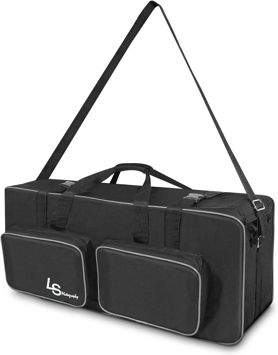 LimoStudio 30 x 10 x 13 inch (L x W x H) Hard Shell Frame, Photo Equipment Large Carry Bag, Shoulder Strap, Front Pockets, Thick Pad All Sides Inside, Soft Cushion Compart Storage Protection, AGG1695