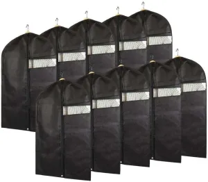 LKOP 10x Clothes Bag Garment-shoulder-covers Clothes bags Storage bins Closet organizers and storage Shoe organizer Travel accessories Organization and storage Shoe storage Closet organizer Stor