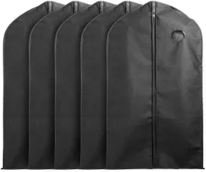 LKOP 5Pcs Garment Bags Garment-shoulder-covers Clothes bags Storage bins Closet organizers and storage Shoe organizer Travel accessories Organization and storage Shoe storage Closet organizer St