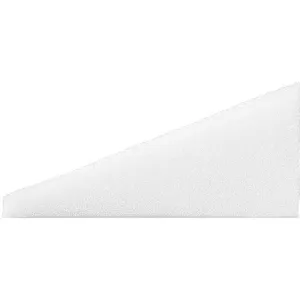 Loose Wedge Sponges - 1.625" x 0.687" x 1" Thick - White - Latex-Free / 100 per Bag X 12 Bags = 1,200 Wedge Sponges